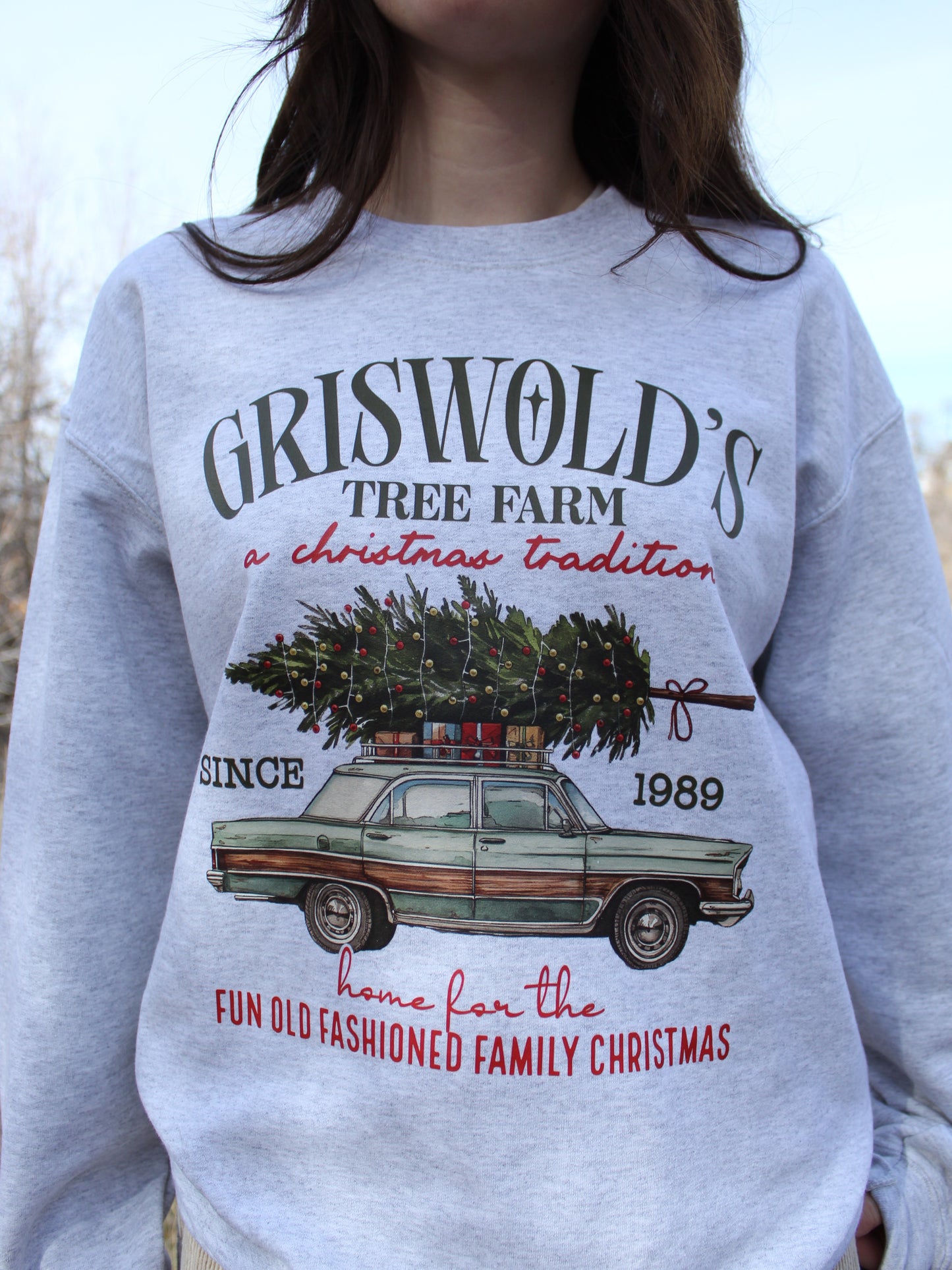 Fun Old Fashioned Family Christmas Griswold Graphic Sweatshirt